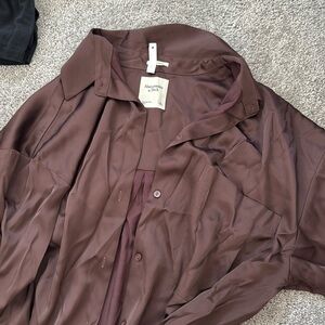 Abercrombie satin top